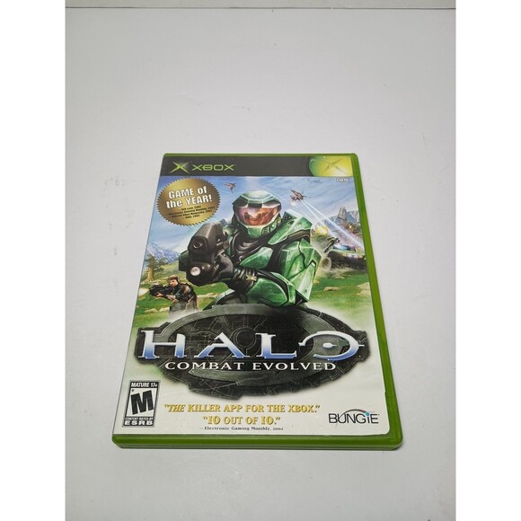 Halo Combat Evolved Original Microsoft Xbox Complete W/ Manual CIB Video Game - Picture 1 of 12